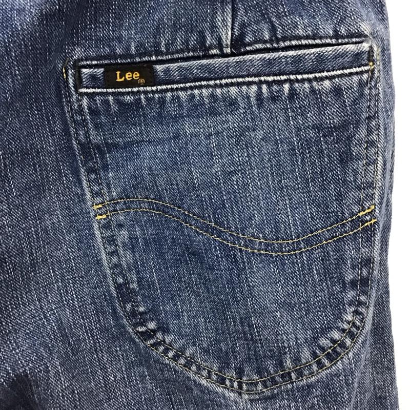 リー Lee パンツ デニム、ジーンズ デニムパンツ ストレートパンツ ワイドパンツ カジュアルパンツ S 無地 インディゴ / インディゴ /  メンズ USED 古着 中古 10121457