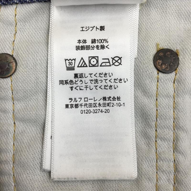 ポロラルフローレン POLO RALPH LAUREN パンツ ショートパンツ 27インチ 無地 インディゴ / インディゴ / レディース USED 古着 中古 10139669
