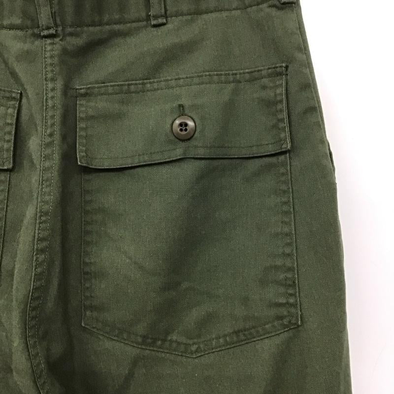 ミリタリー ミリタリー パンツ ワークパンツ、ペインターパンツ 34インチ 無地 カーキ / カーキ / メンズ USED 古着 中古 10133089