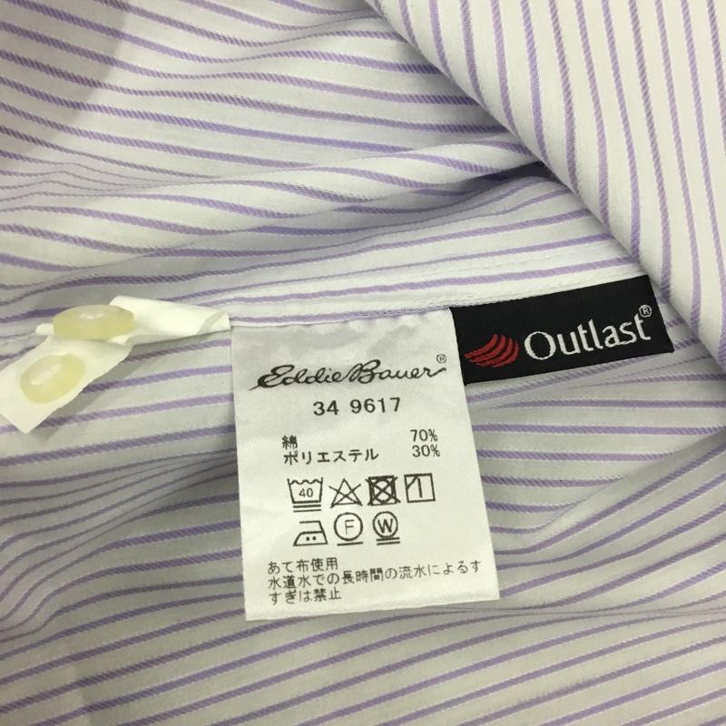 エディーバウアー Eddie Bauer シャツ、ブラウス 長袖 長袖シャツ カラーシャツ ポケットシャツ 長袖カットソー ストライプシャツ S ストライプ マルチカラー / マルチカラー / メンズ USED 古着 中古 10115116