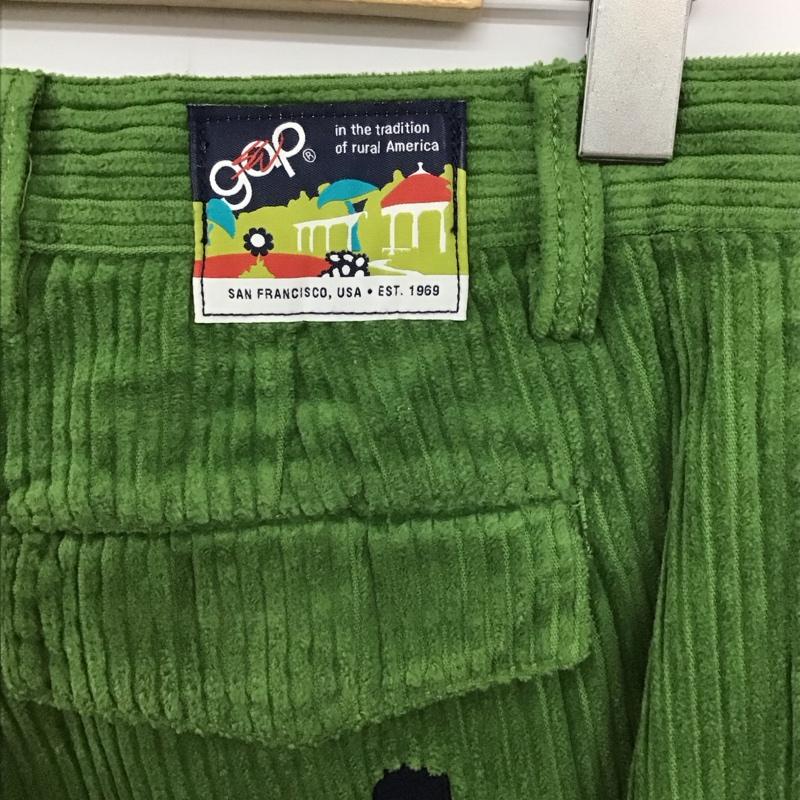 ギャップ GAP ボトムス ボトムス コーデュロイパンツ 31インチ 無地 緑 / グリーン / メンズ USED 古着 中古 10130043