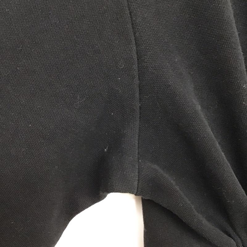ザラ ZARA ワンピース ロングスカート 長袖ロングワンピース クルーネック フレアワンピース S 無地 黒 / ブラック / レディース USED 古着 中古 10136023
