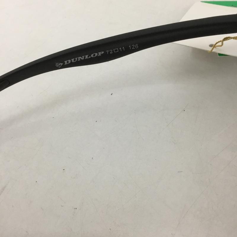 古着 USED めがね・サングラス サングラス DU-010 スポーツサングラス ミラーレンズ 箱有 DUNLOP ロゴ、文字 黒 / ブラック / メンズ USED 古着 中古 10126893