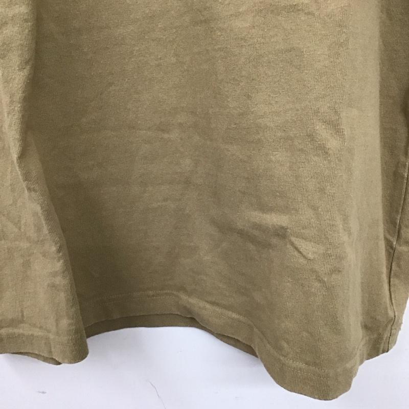 ザノースフェイス THE NORTH FACE Tシャツ 半袖 nt81838 BOXLOGOTEE 半袖カットソー クルーネック L ロゴ、文字 ベージュ / ベージュ / メンズ USED 古着 中古 10129523