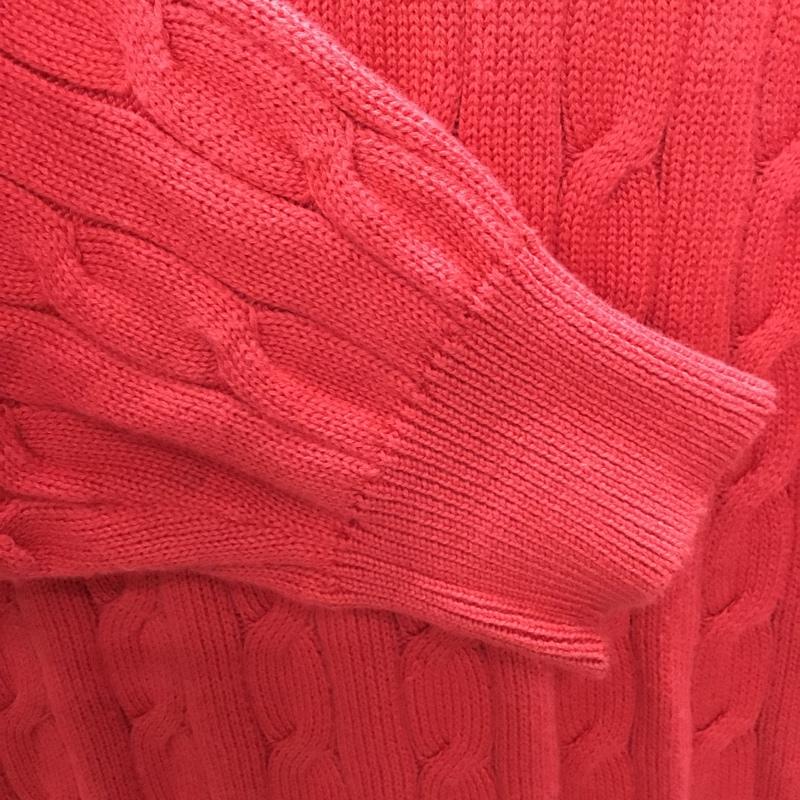 ブルックスブラザーズ BROOKS BROTHERS ニット、セーター 長袖 長袖ニットカットソー ニット セーター スタンドカラーネックニット M  赤 / レッド /  メンズ USED 古着 中古 10113341