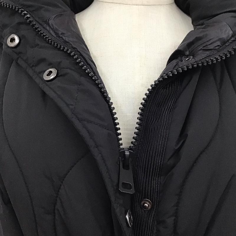 ザラ ZARA ベスト ベスト ジップアップベスト ダウンベスト ノースリーブカットソー ロングベスト XS 無地 黒 / ブラック / レディース USED 古着 中古 10121668