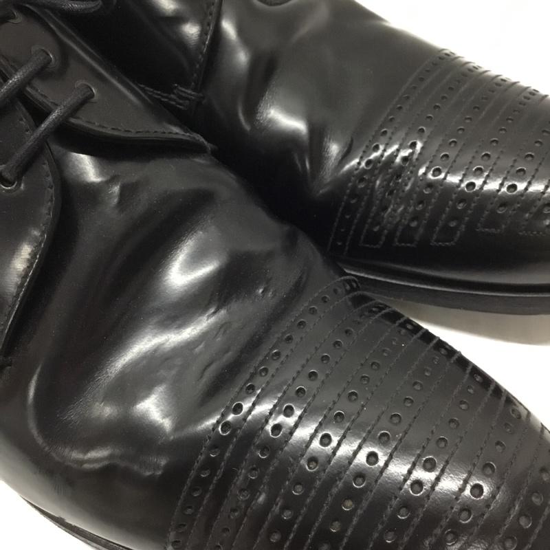 プラダ PRADA 革靴 革靴 2179 ドレスシューズ 7 無地 黒 / ブラック / メンズ USED 古着 中古 10109116