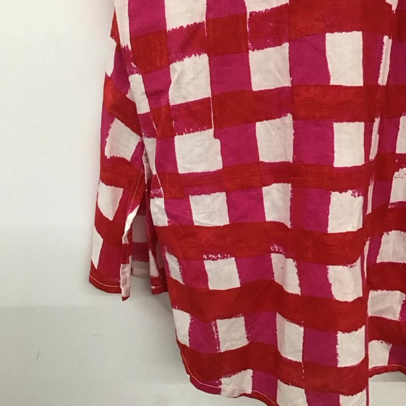 ユニクロ UNIQLO シャツ、ブラウス 半袖 231-451547 マルニ L チェック マルチカラー / マルチカラー / レディース USED 古着 中古 10139326
