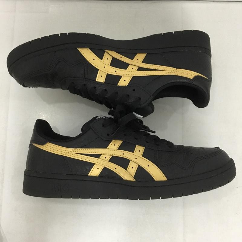 アシックス ASICS スニーカー スニーカー 1201B048 JAPAN PRO 28cm 28.0cm ロゴ、文字 黒 / ブラック / X 金 / ゴールド / メンズ USED 古着 中古 10139209