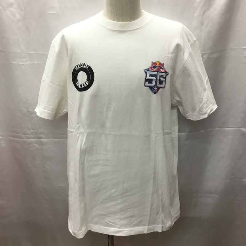 イグザンプル EXAMPLE Tシャツ 半袖 半袖カットソー プリントTシャツ クルーネックカットソー XL ロゴ、文字 白 / ホワイト /  メンズ USED 古着 中古 10108706