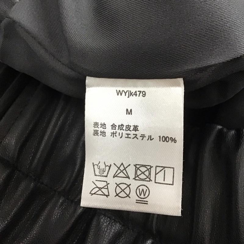 ウィム バイ リドム WYM LIDNM ジャケット、上着 ジャケット、ブレザー wyjk479 ジャケット アウター フェイクレザージャケット M 無地 黒 / ブラック / メンズ USED 古着 中古 10138592