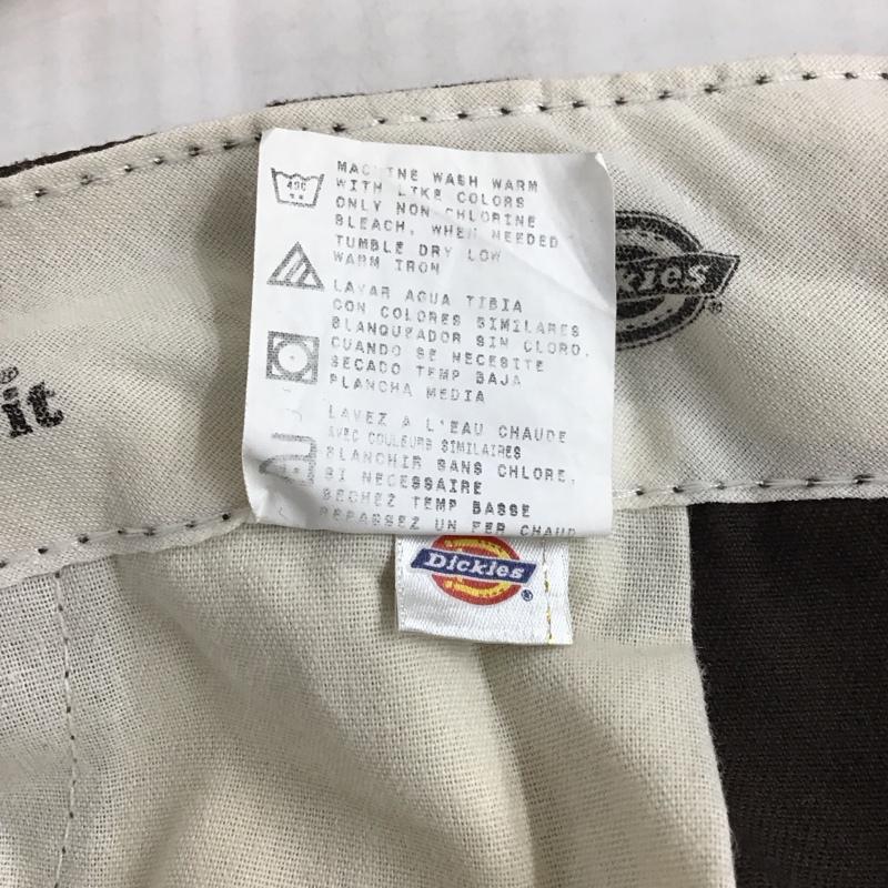 ディッキーズ Dickies パンツ ワークパンツ、ペインターパンツ ワークパンツ ワイドパンツ カジュアルパンツ 34 ロゴ、文字 茶 / ブラウン /  メンズ USED 古着 中古 10122790