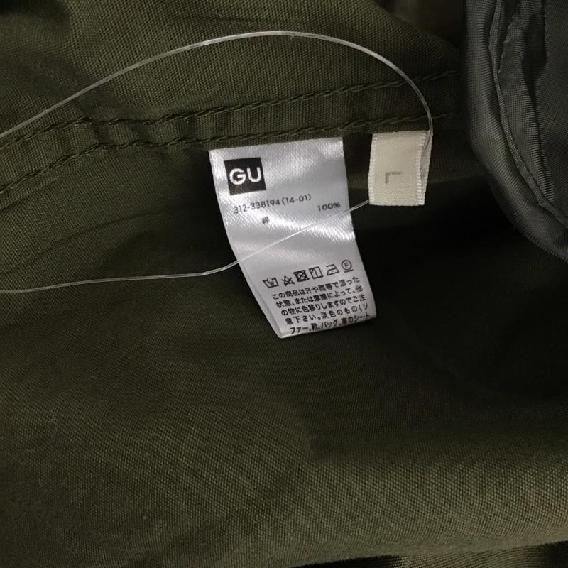 ジーユー GU ジャケット、上着 ジャケット、ブレザー 312-338194 4WAY モッズコート ジップアップジャケット アウター L 無地 カーキ / カーキ / メンズ USED 古着 中古 10109149