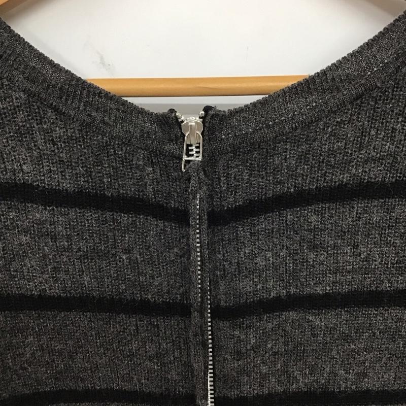 マイカ&ディール MICA&DEAL ワンピース ひざ丈スカート ニットワンピース 36 ボーダー柄 マルチカラー / マルチカラー / レディース USED 古着 中古 10136654