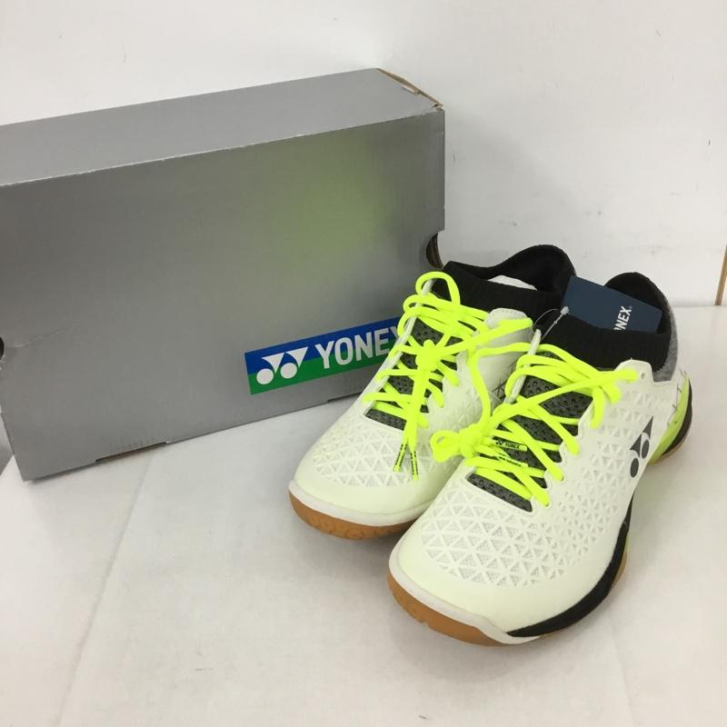 ヨネックス YONEX カジュアルシューズ カジュアルシューズ パワークッション エクリプションZ ミッド バドミントンシューズ/POWERCUSHION/YONEX(SHBELSZMD) 141 25.0cm 無地 白 / ホワイト / X 黒 / ブラック / メンズ USED 古着 中古 10125864