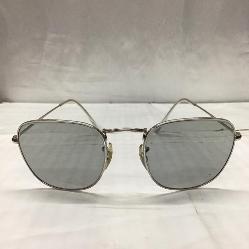 レイバン Ray-Ban めがね・サングラス めがね RB3857 FRANK カラーレンズ ケース付き 無地 銀 / シルバー / メンズ USED 古着 中古 10118205