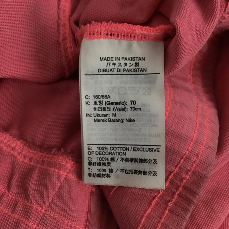 ナイキ NIKE パンツ ワークパンツ、ペインターパンツ dq3341-675 ウォッシュドスウッシュスウェットパンツ スウェットパンツ M ロゴ、文字 桃 / ピンク / レディース USED 古着 中古 10128988