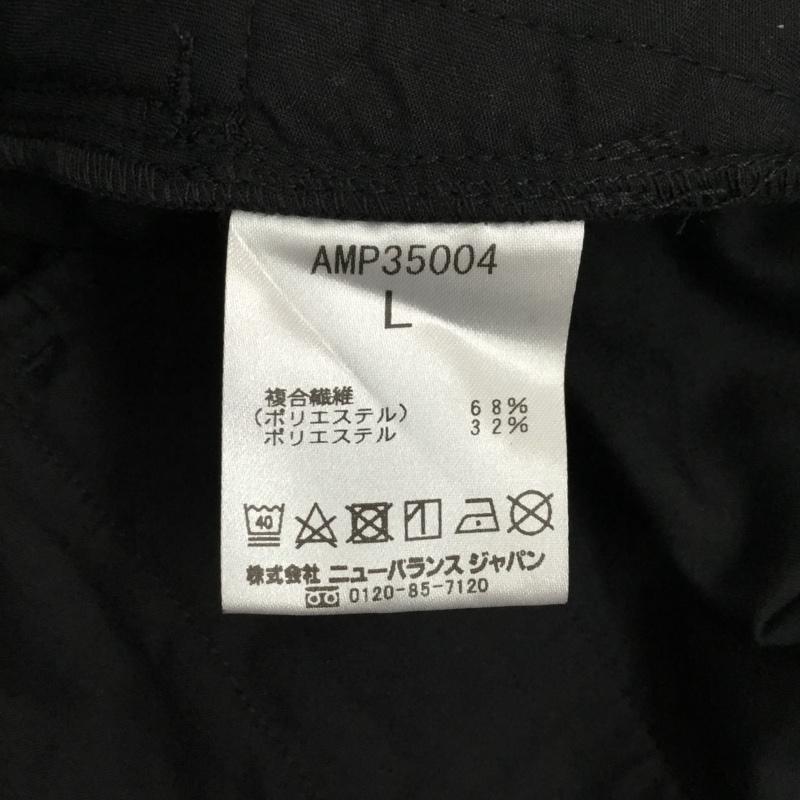 ニューバランス New Balance パンツ ワークパンツ、ペインターパンツ amp35004 MET24WideTaperedFit ワイドパンツ スポーツウェア L 無地 黒 / ブラック / メンズ USED 古着 中古 10121968