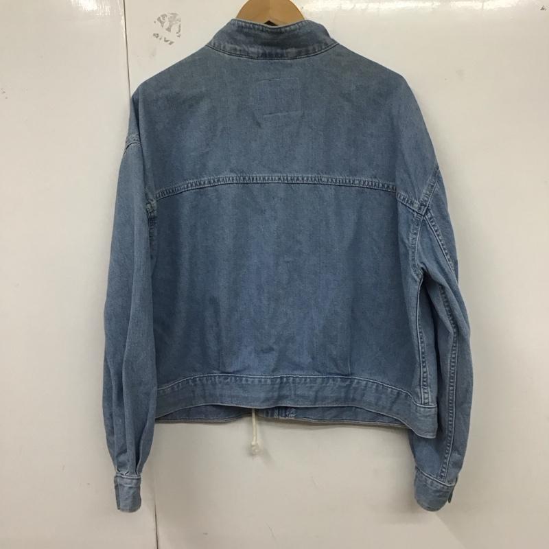 リーバイストラウスアンドコー Levi Strauss & co. ジャケット、上着 ジャケット、ブレザー ジップアップデニムジャケット Gジャン アウター S 無地 インディゴ / インディゴ / レディース USED 古着 中古 10128976