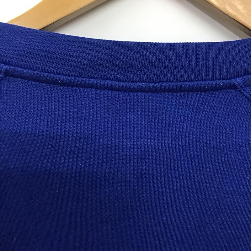 アディダス adidas トレーナー 長袖 刺繍 青 / ブルー / メンズ USED 古着 中古 10134628