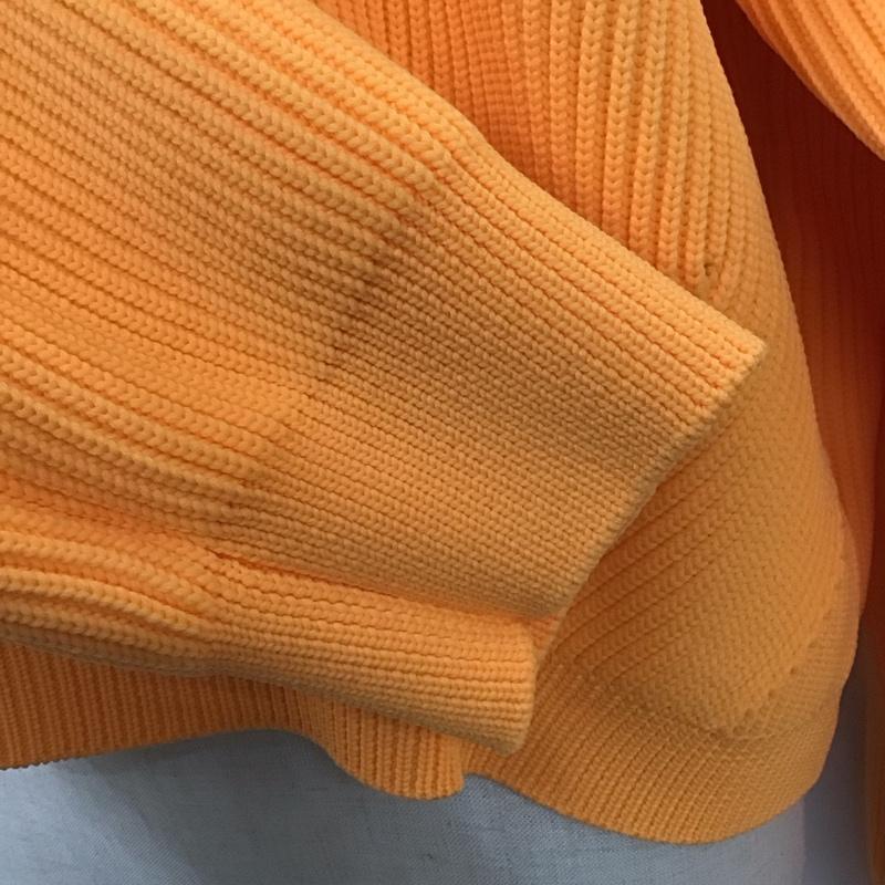 マウジー MOUSSY ニット、セーター 長袖 010GAS70-6100 OVERSIZED KNIT FREE 無地 橙 / オレンジ / レディース USED 古着 中古 10123217