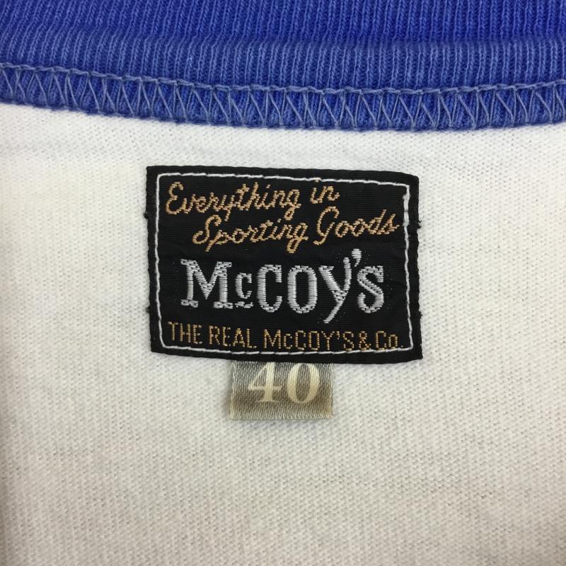 マッコイズ MCCOY`S Tシャツ 半袖 THE REAL McCOY`S&Co USA プリントT 半袖 40 プリント 白 / ホワイト / メンズ USED 古着 中古 10129797
