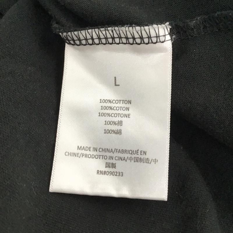 エッセンシャルズ ESSENTIALS Tシャツ 半袖 L ロゴ、文字 黒 / ブラック / メンズ USED 古着 中古 10134906