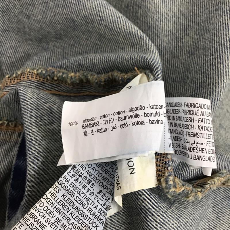 ザラ ZARA ワンピース ミニスカート デニム タグ付 S 無地 水色 / ライトブルー / レディース USED 古着 中古 10151268