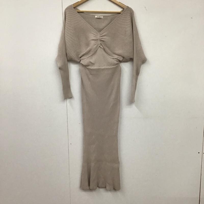 スナイデル SNIDEL ワンピース ロングスカート 長袖ニットワンピース ロングスカート リブニット 無地 マルチカラー / マルチカラー / レディース USED 古着 中古 10135211
