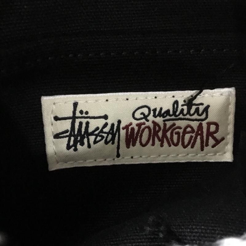 ステューシー STUSSY ショルダーバッグ ショルダーバッグ 134255 CANVAS POUCHショルダーバッグ ロゴ、文字 黒 / ブラック / メンズ USED 古着 中古 10137421