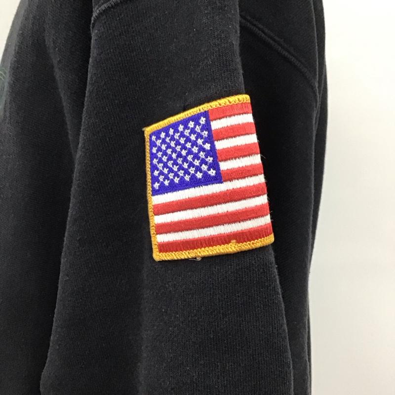 チャンピオン Campion トレーナー 長袖 M 無地 黒 / ブラック / メンズ USED 古着 中古 10110525