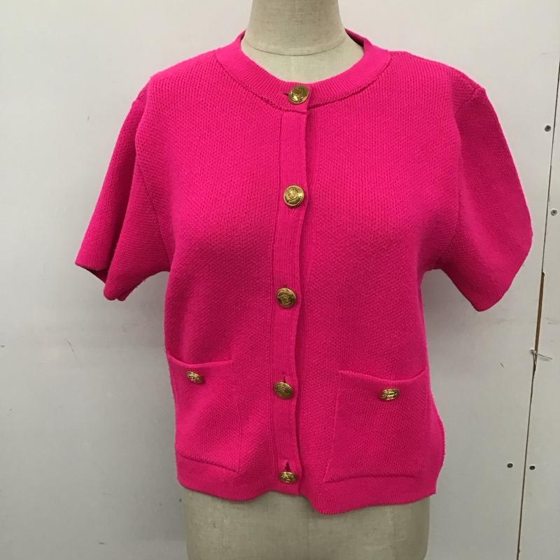 ザラ ZARA ニット、セーター 半袖 S 無地 桃 / ピンク / レディース USED 古着 中古 10124881