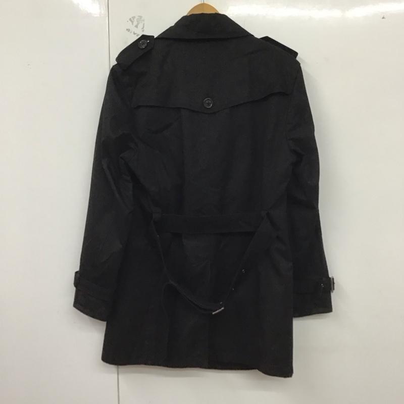 バーバリーブラックレーベル BURBERRY BLACK LABEL コート コート一般 S 無地 黒 / ブラック / メンズ USED 古着 中古 10129942