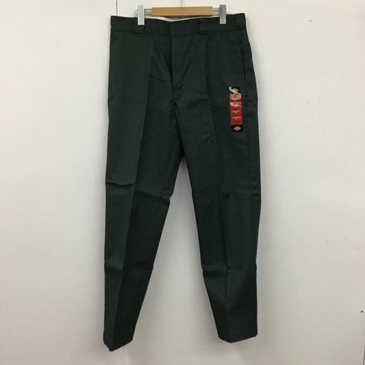 ディッキーズ Dickies パンツ ワークパンツ、ペインターパンツ 874GH ワークパンツ タグ付き 36×32 36インチ ロゴ、文字 緑 / グリーン /  メンズ USED 古着 中古 10121313