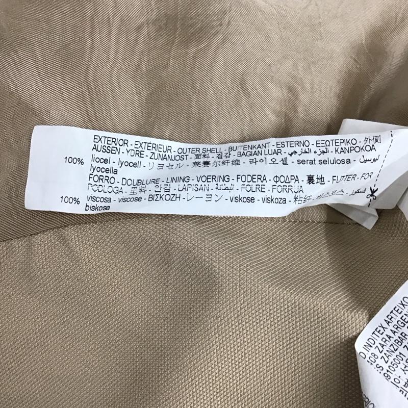 ザラ ZARA ベスト ベスト ロングベスト カラーベスト カジュアルベスト ノースリーブカットソー M 無地 ベージュ / ベージュ / レディース USED 古着 中古 10123791