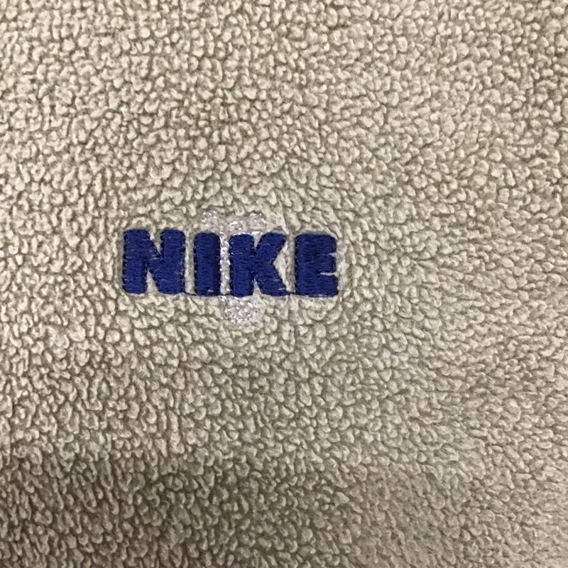 ナイキ NIKE パーカー 長袖 長袖パーカー フード付きパーカー プリントスウェット トレーナー 古着 L ロゴ、文字 ベージュ / ベージュ / メンズ USED 古着 中古 10112163