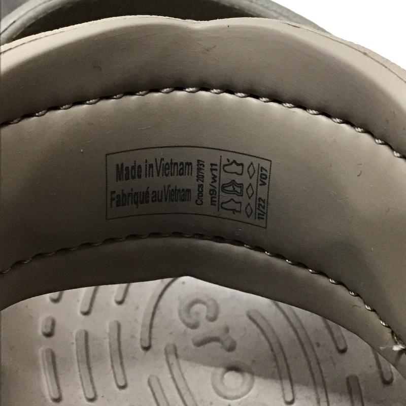 クロックス crocs サンダル サンダル 207937 ECHO CLOG エコー クロッグ M9 ロゴ、文字 茶 / ブラウン / メンズ USED 古着 中古 10114533