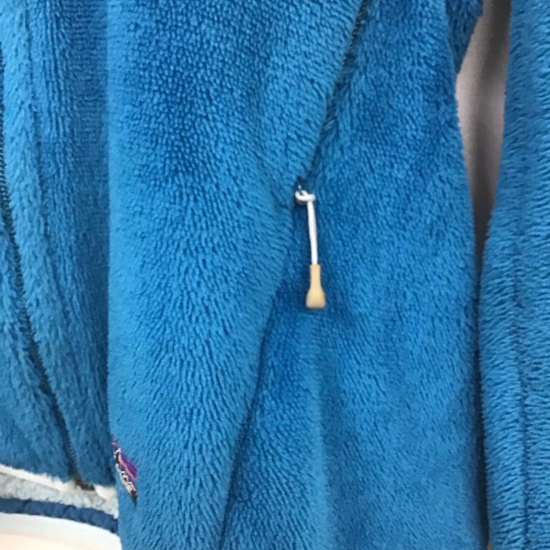 パタゴニア patagonia ジャケット、上着 ジャンパー、ブルゾン ジップアップジャケット ジャンパー ジャケット カジュアルジャケット フリースジャケット M ロゴ、文字 青 / ブルー / レディース USED 古着 中古 10106669