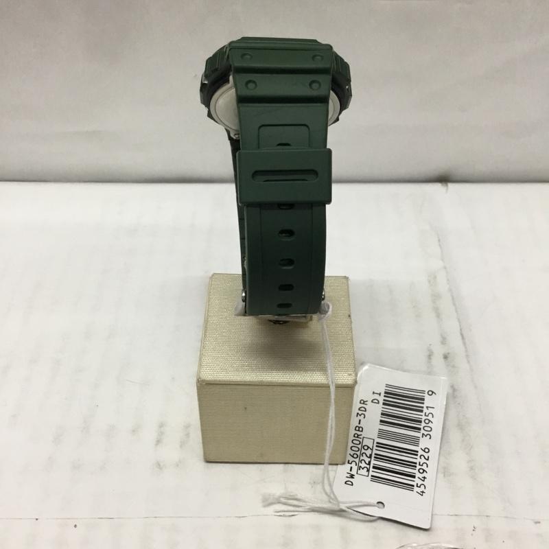 ジーショック G-SHOCK 腕時計 デジタル DW-5600RB 箱有 ロゴ、文字 カーキ / カーキ / メンズ USED 古着 中古 10106512