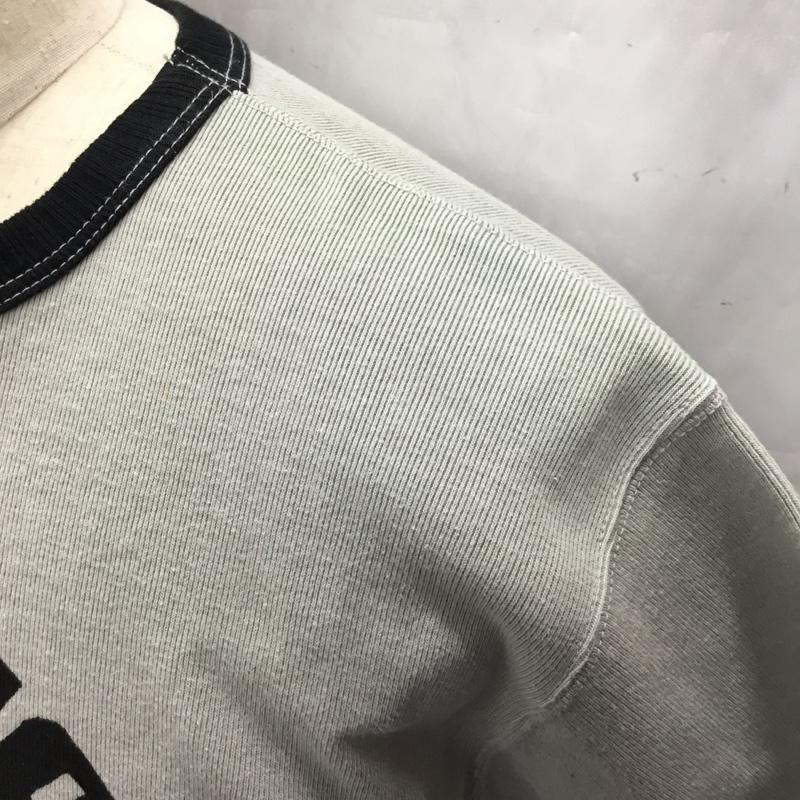 クッシュマン CUSHMAN カットソー 半袖 半袖 L プリント 灰 / グレー / メンズ USED 古着 中古 10106465