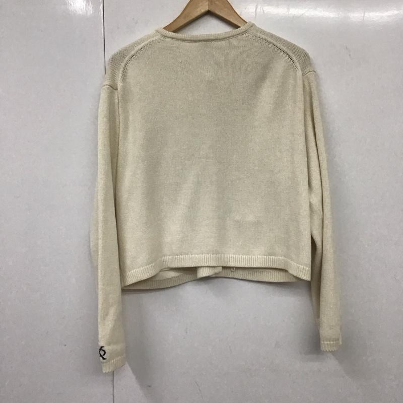 ニコアンド niko and... カーディガン 長袖 M 無地 白 / ホワイト / レディース USED 古着 中古 10131617