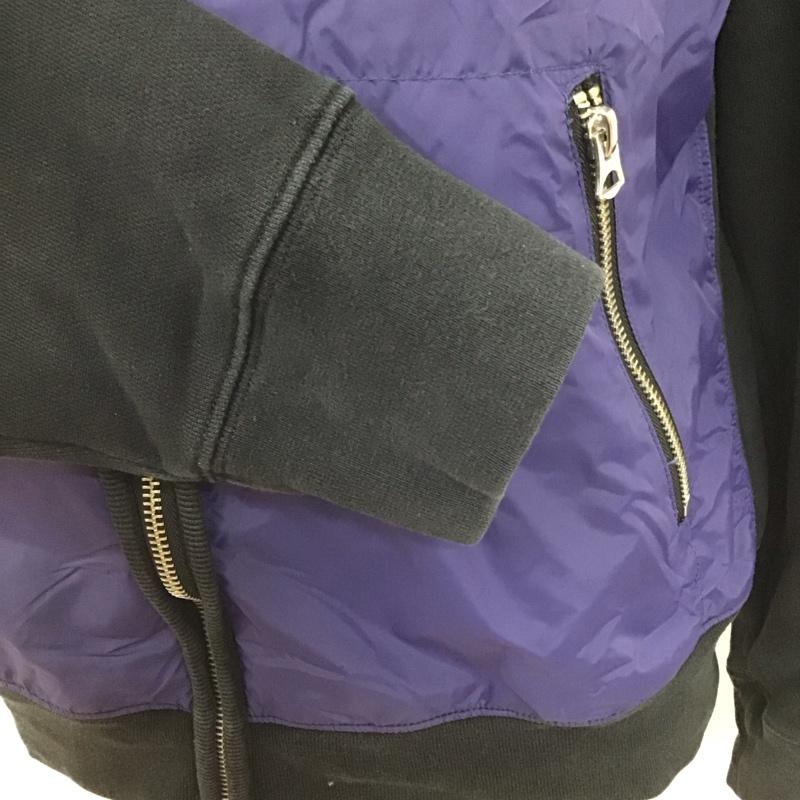 アクネストゥディオズ Acne Studios ジャケット、上着 ジャンパー、ブルゾン keanu ss14 ブルゾン ジップアップジャケット アウター カジュアルジャケット S 無地 黒 / ブラック / X 紫 / パープル / メンズ USED 古着 中古 10109271