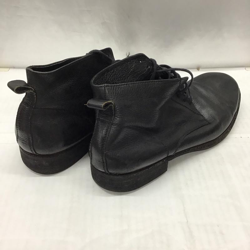 ラウンジリザード LOUNGE LIZARD ブーツ ショートブーツ チャッカブーツ レザー レースアップ 無地 黒 / ブラック / メンズ USED 古着 中古 10121139