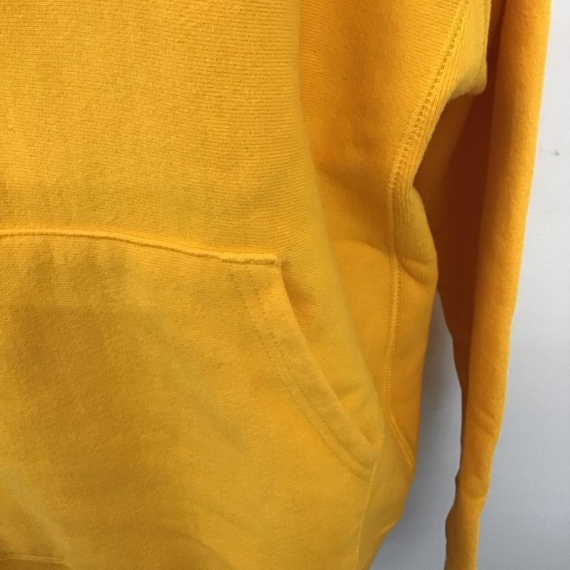 マスターピースサウンド MASTERPIECESOUND パーカー 長袖 Champion XL プリント 黄 / イエロー / メンズ USED 古着 中古 10106413
