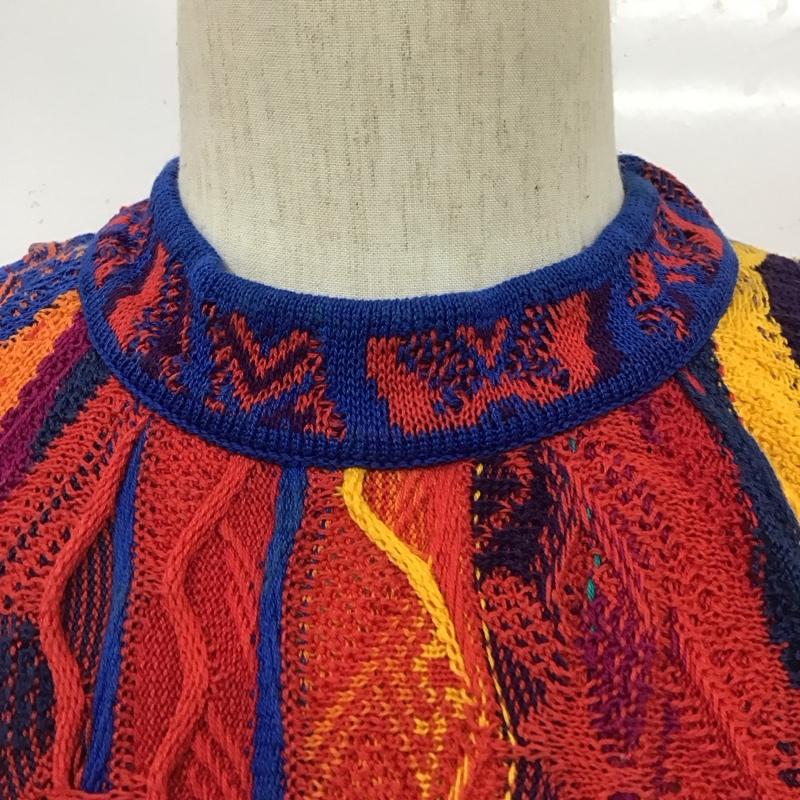 クージ COOGI ニット、セーター 長袖 長袖 総柄 マルチカラー / マルチカラー / メンズ USED 古着 中古 10110803