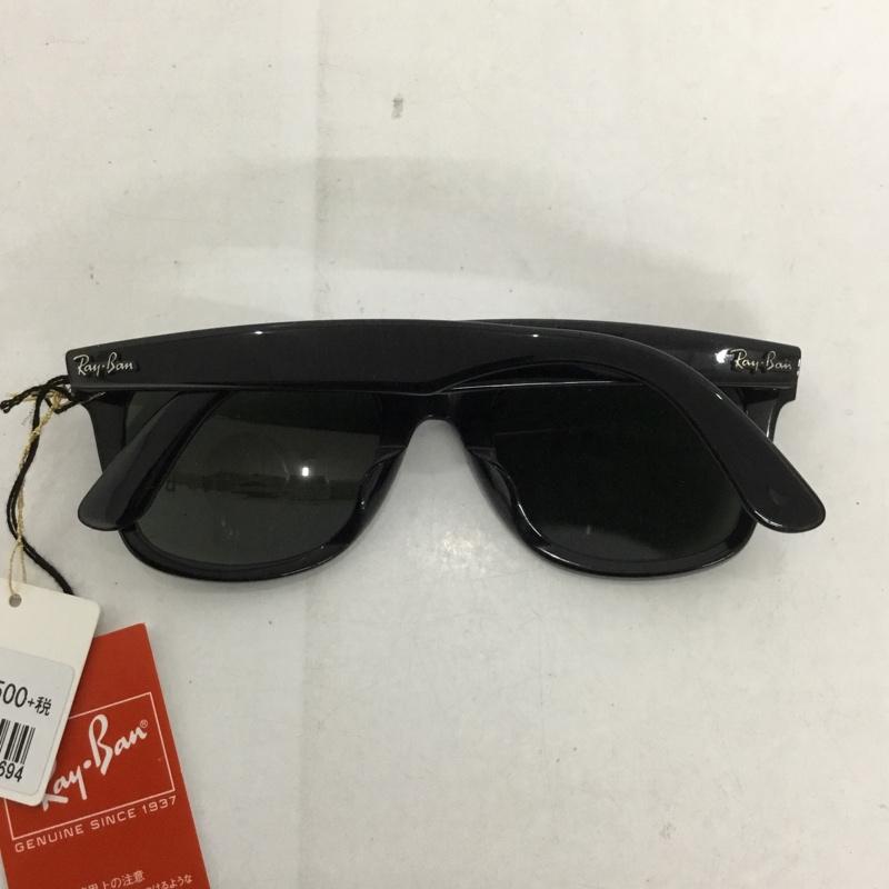 レイバン Ray-Ban めがね・サングラス サングラス RB2140-F WAYFARER カラーレンズ ケース付き ロゴ、文字 黒 / ブラック / メンズ USED 古着 中古 10129410
