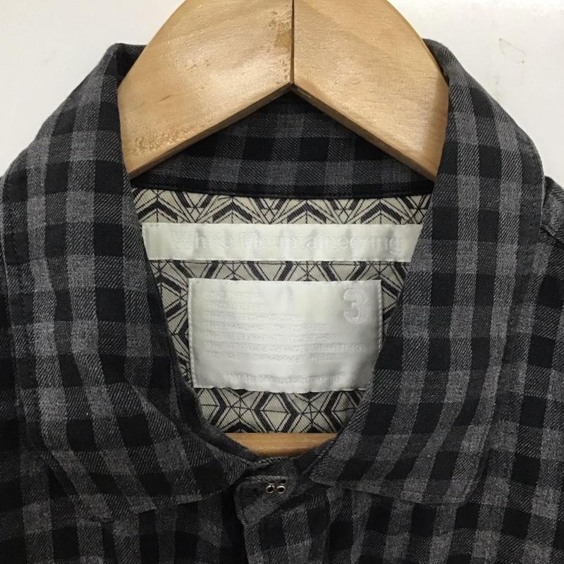 ホワイトマウンテニアリング WHITE MOUNTAINEERING シャツ、ブラウス 長袖 長袖シャツ チェックシャツ カラーシャツ 3 チェック マルチカラー / マルチカラー / メンズ USED 古着 中古 10139702
