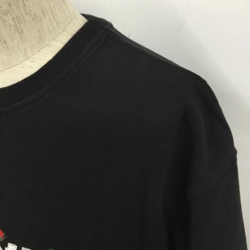 ラファイエット Lafayette Tシャツ 半袖 半袖カットソー プリントTシャツ クルーネックカットソー XL ロゴ、文字 黒 / ブラック /  メンズ USED 古着 中古 10110014