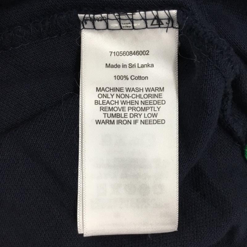 ポロラルフローレン POLO RALPH LAUREN ポロシャツ 半袖 半袖ポロシャツ カラーシャツ 半袖カットソー L ロゴ、文字 紺 / ネイビー / メンズ USED 古着 中古 10115219