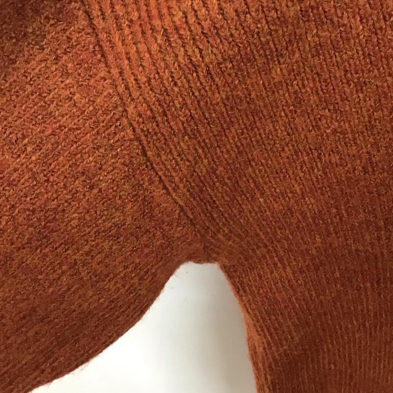 ローリーズファーム LOWRYS FARM ニット、セーター 長袖 FREE 無地 茶 / ブラウン / レディース USED 古着 中古 10123596